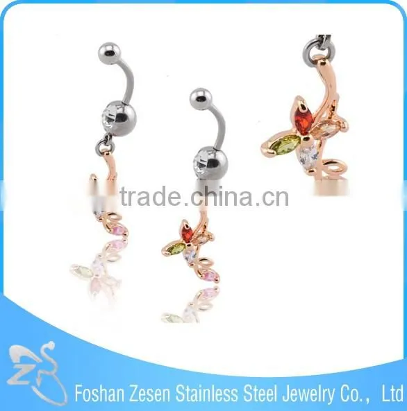 Sexy Body Jewelry Long Dangle Fake Pregnancy Belly Ring