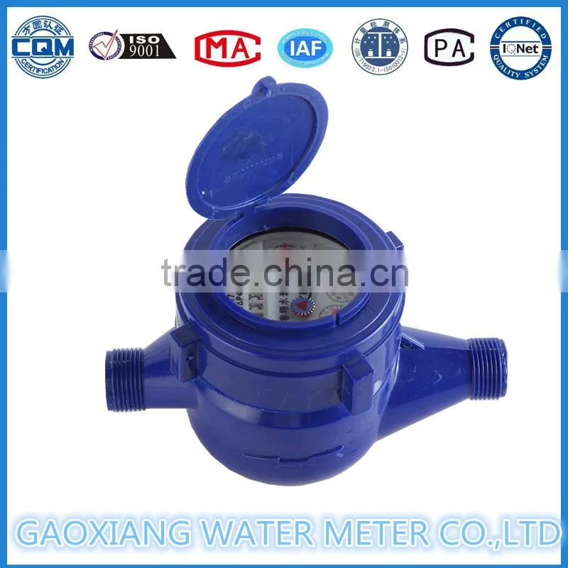 China Suppliers multi jet water meter,ABS plastic water meter