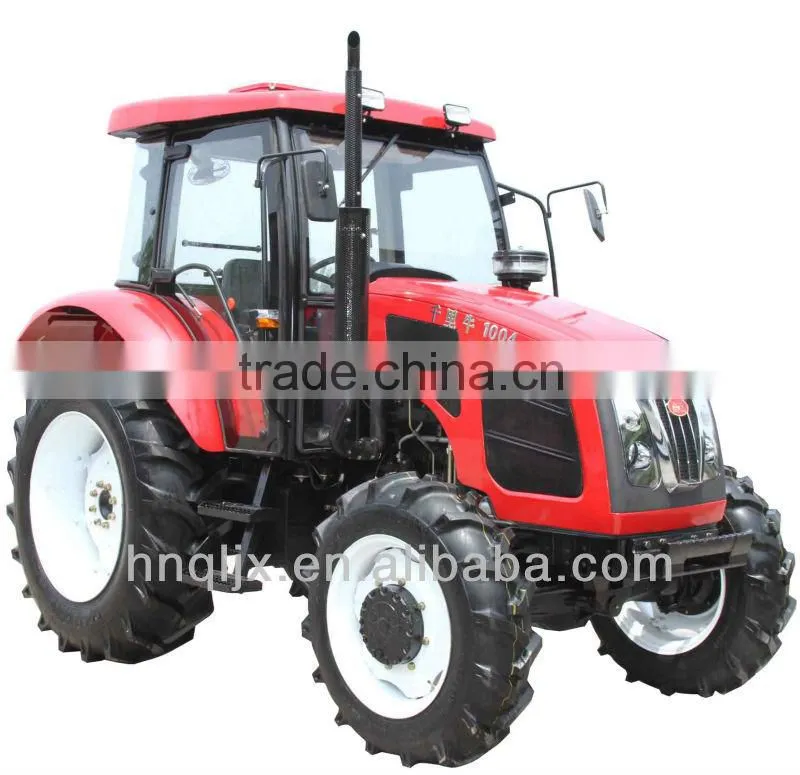 Henan QLN gear shift 100hp 4WD large agricultural tractor