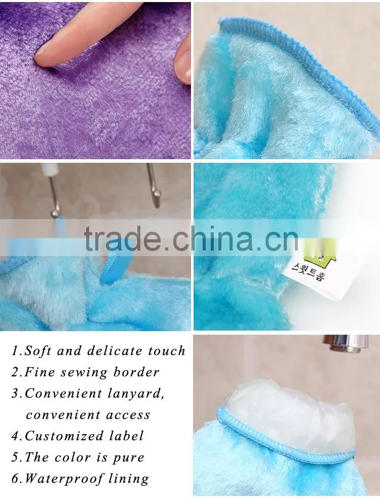 Kitchen Gloves Custom Made Wood Fiber Cleaning Sponge Gloves