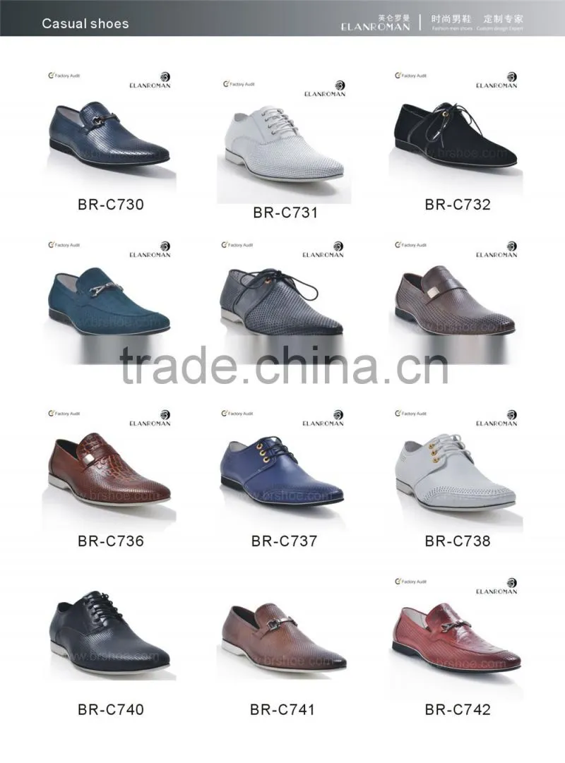 Fashion cheap casual shoes men leather shoes