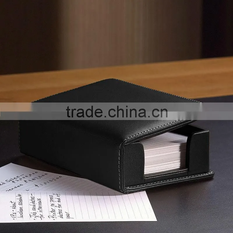 Hot Selling PU Leather Note Paper Holder