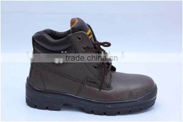 basic action genuine leather steel toe safety shoesa(sj9022-1)