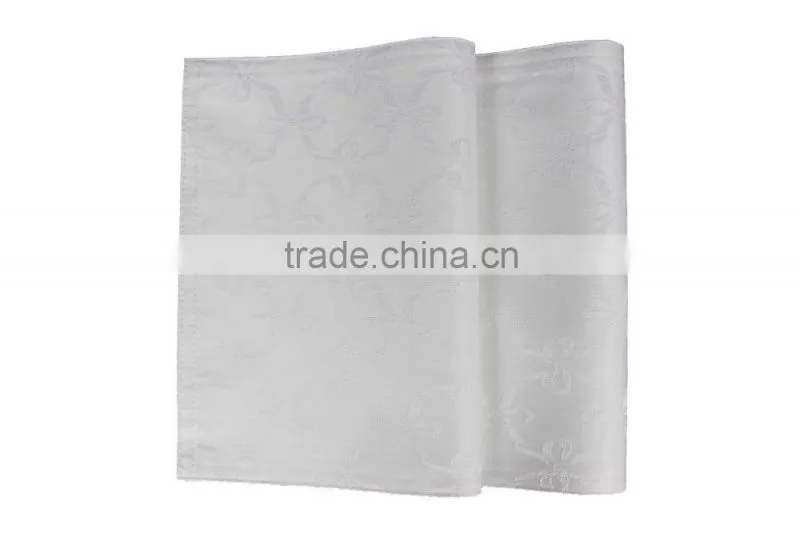 100% Polyester Jacquaed Design Pure Color Dining Placemat