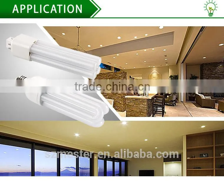 UL 277v 280DE 950lm SMD3014 11w G24Q3 G24D3 LED PL 4 Pin G24Q Base