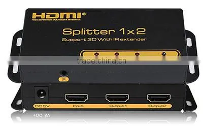 1.4v 3D 4kx2k 1x2 HDMI video and audio amplifier splitter