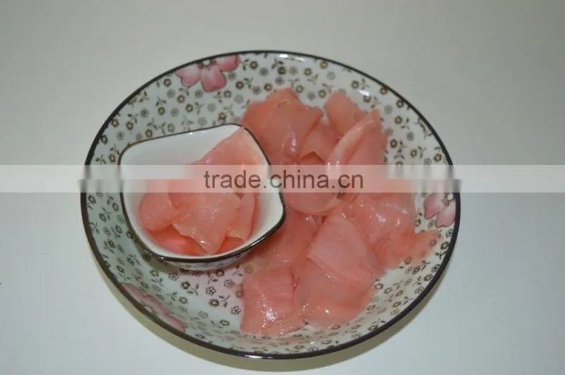 Fresh Chinese Eu quality Hot sale pink white sushi original Pickled ginger