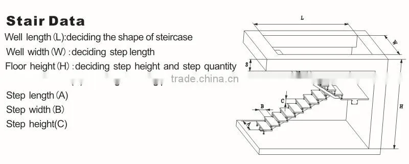 Space Saver Straight Stairs with Open Risers