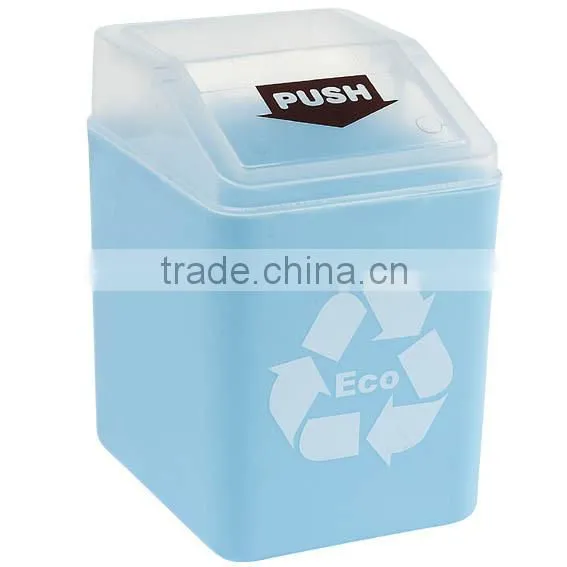 hot sale high quatity transparent plastic trash can