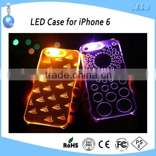 New popular led mobile phone case for iphone 6