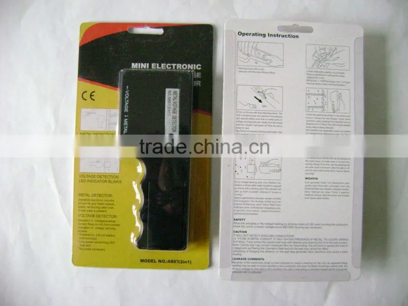 GT-6887 Mini Electronic Metal & Voltage Detector (2 in 1)