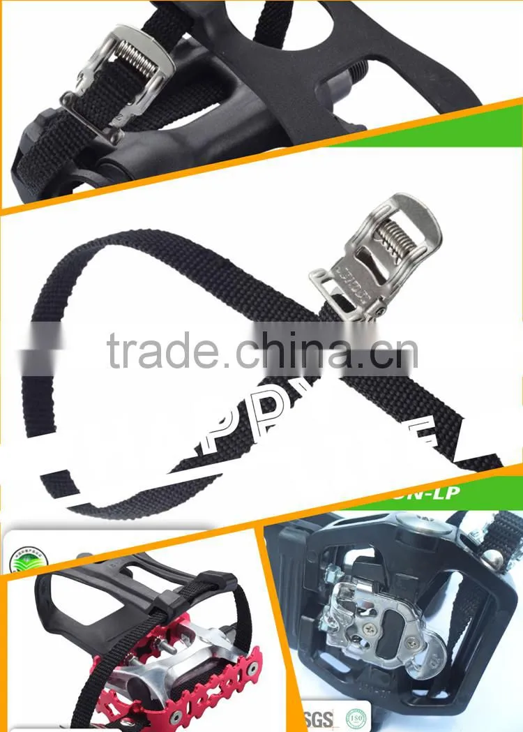 durable nylon exercise bike pedal straps bicycle pedal straps