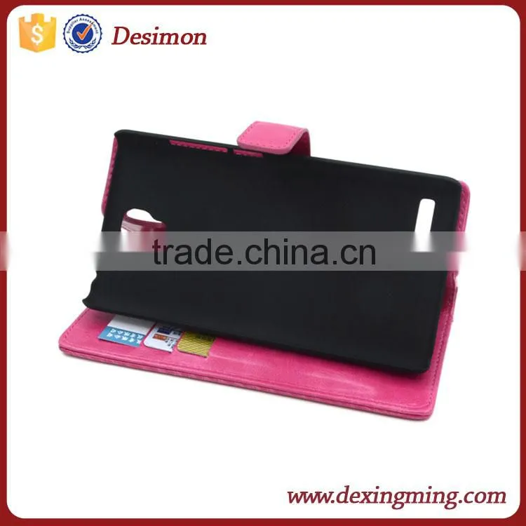 Hot!!! Christmas Accessories china supplier wallet flip mobile phones covers for xiaomi redmi note case