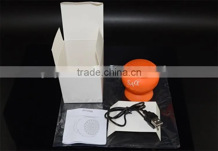 Cheapest Mushroom Mini Handfree Stereo Bluetooth Silicon Sucker Speaker