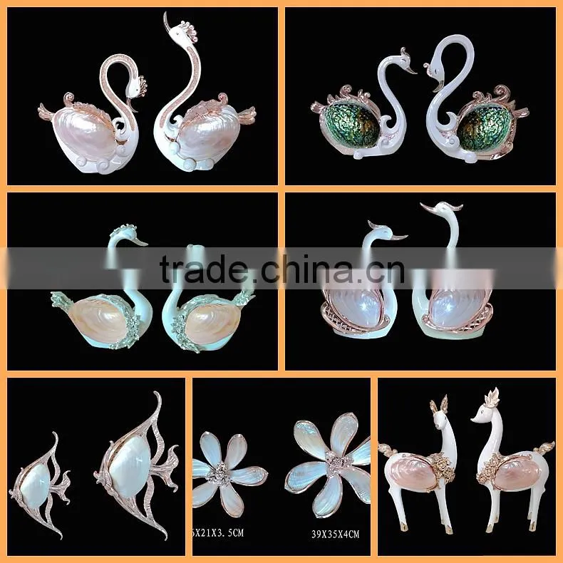 Modern Resin Elephant Clock Sculpture Home Decor