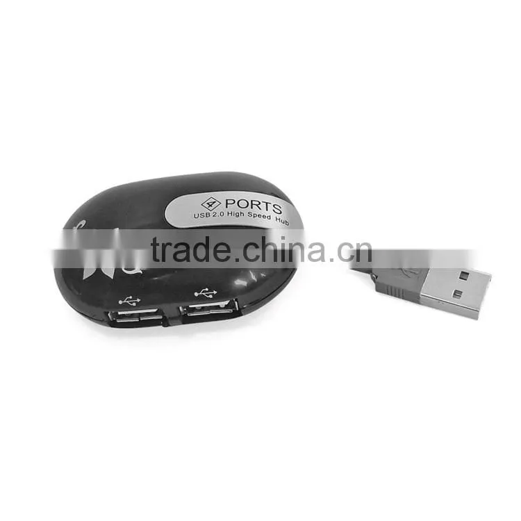 Promotional gift computer cable hidden 4 port usb 2.0 hub