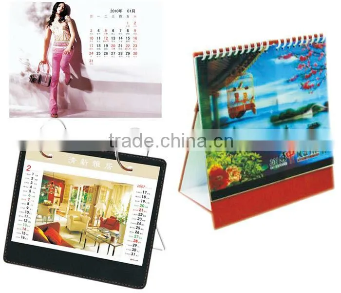 Funny style PET calendar with high quality