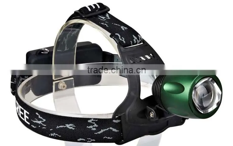 Machfally 2015 Best Selling 500 Lumen T6 Led Headlamp 10W High Power Camping Headlamp 3-Mode Zoom Headlamp