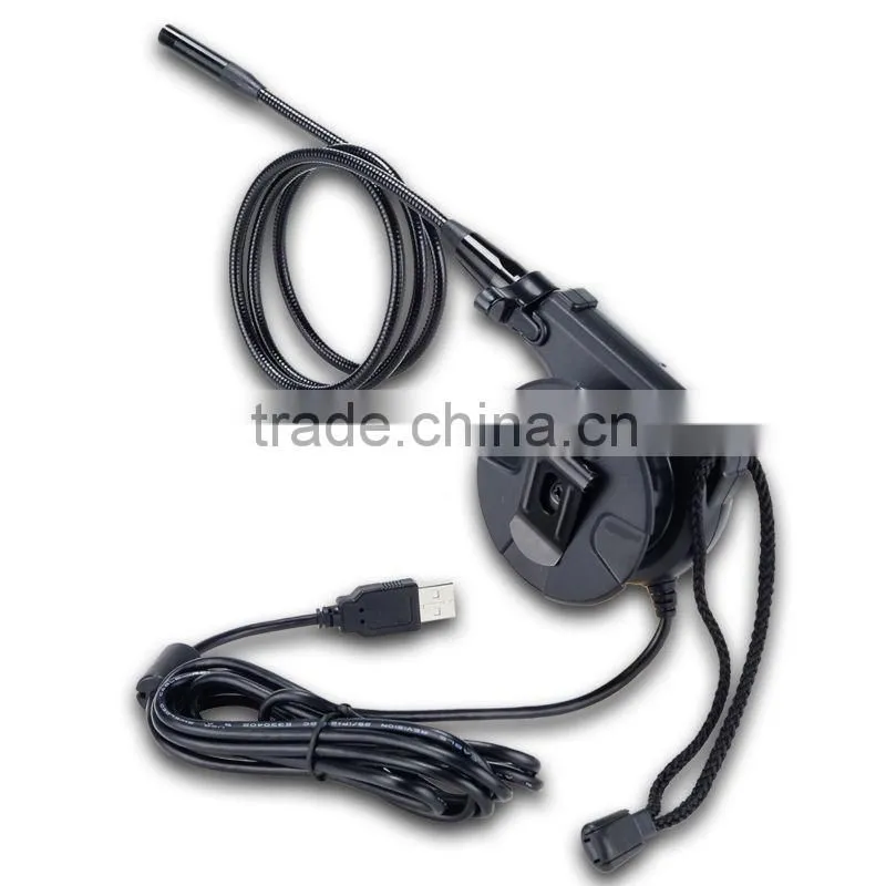 USB HD Inspection Camera Borescope 6 LED Endoscope Video Waterproof Tape Style
