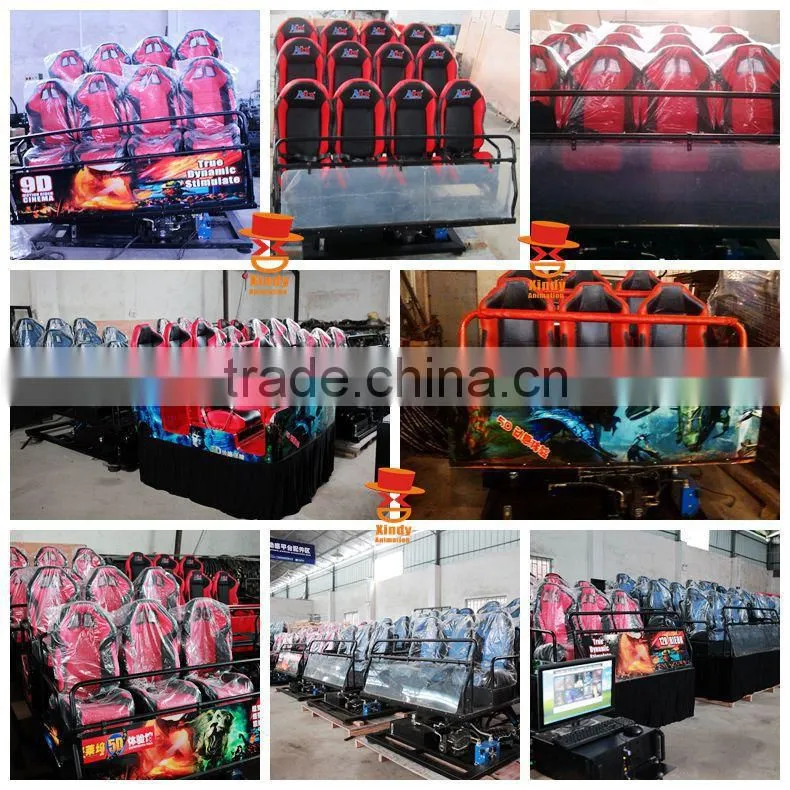 9 seats electric 6-dof luxury 5d cinema 5d simulador supplier