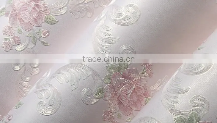 high quality home decoration wallpaper rolls size