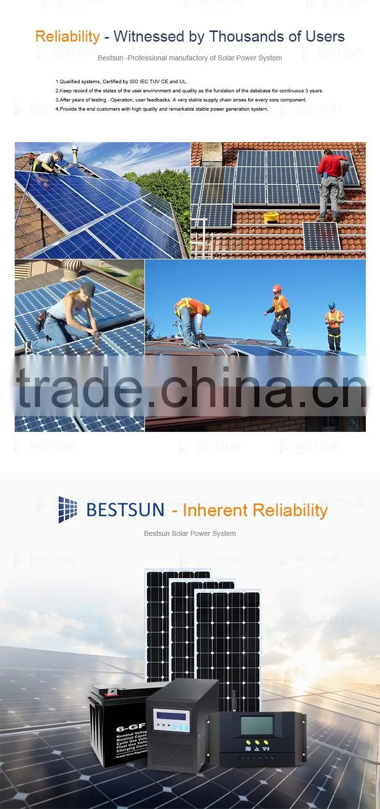 6W Polycrystal Solar Panel Factory Offer 2W-300W Mono Poly Solar Panel