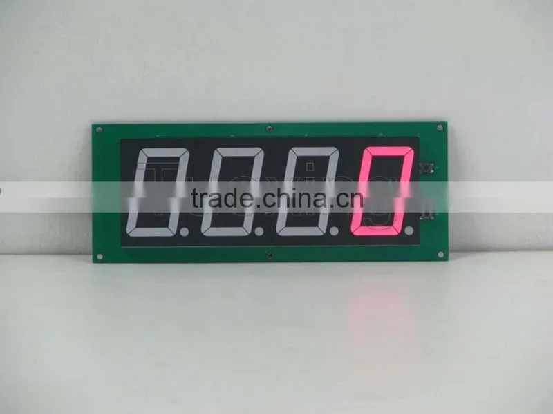 2.3 inch 4 digits led module count up days counter