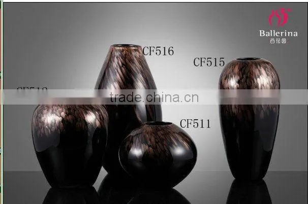 floor huge Brown Glass Vases