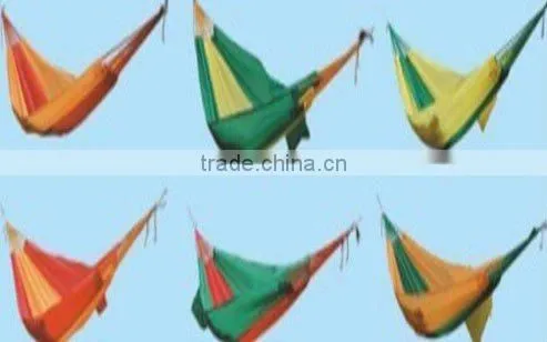 Striped Canvas Single Hammock