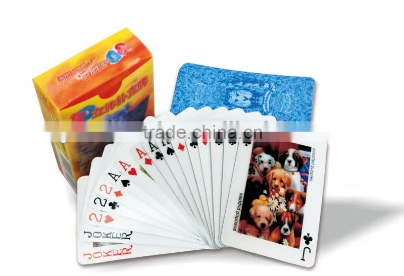 High quality 3D lenticular poker for games