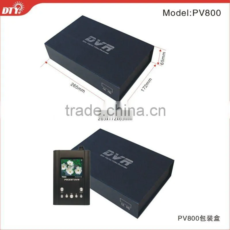 2.5'' TFT SD Card Pocket DVR with taxi camera