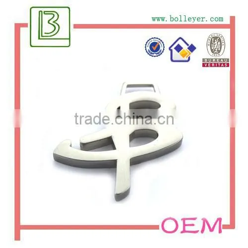 custom design metal tags for bags and shirts