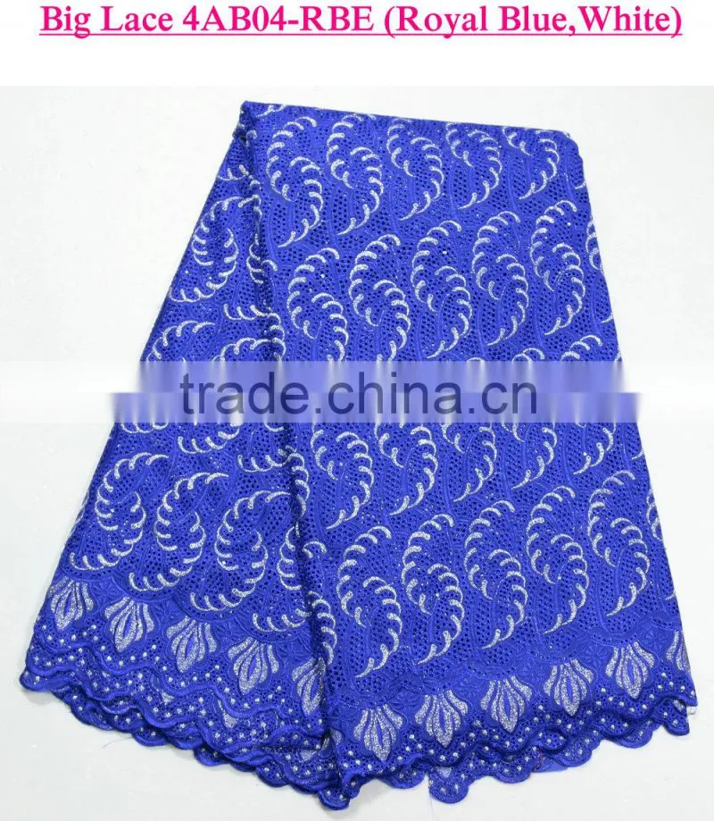 Best quality swiss lace Big heavy african voile lace for family party dress
