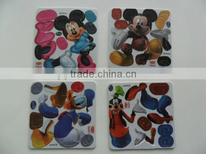3d tiger puzzle card for kids