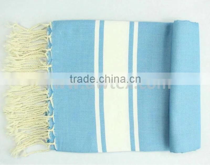 100% Cotton Yarn Dyed Woven Stripe Hamam Towel