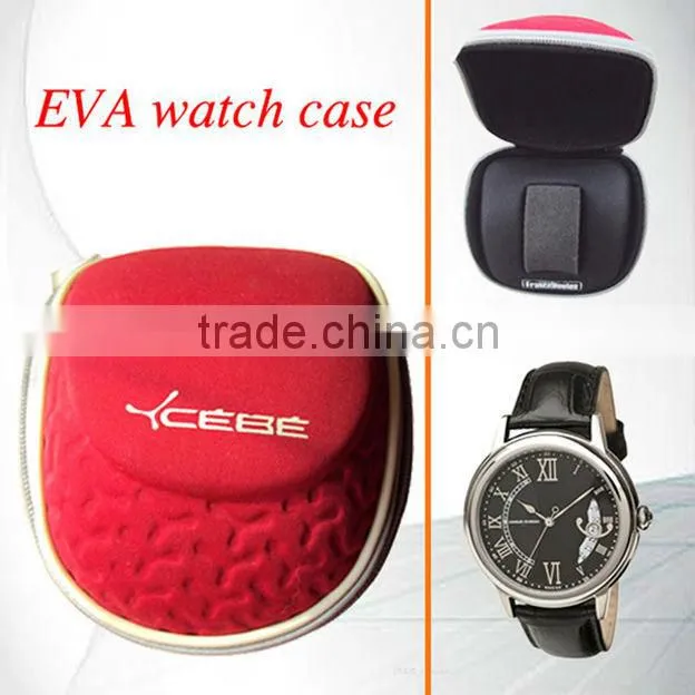 latest design eva watch case with zipper