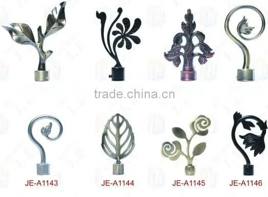 Curtain accessories for curtain rod,curtain finial