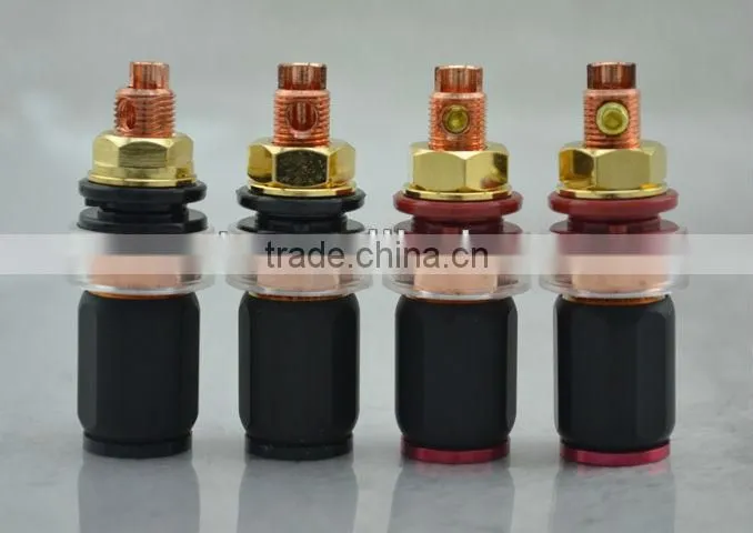 Acrolink Red copper short binding post