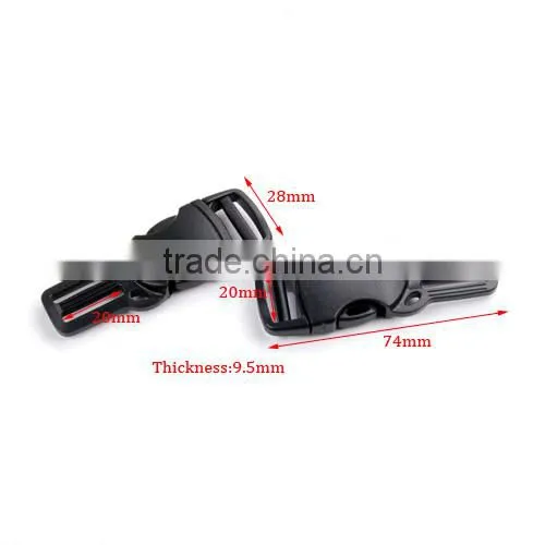 Side Release Buckle for Outdoor Sports Bags Students Bags Backpack Straps #FLC378-20/20A/25