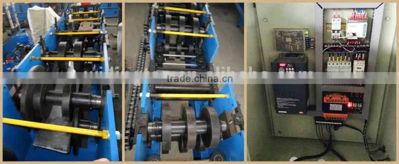 ZheJiang good quality and standard size c purlin forming machine