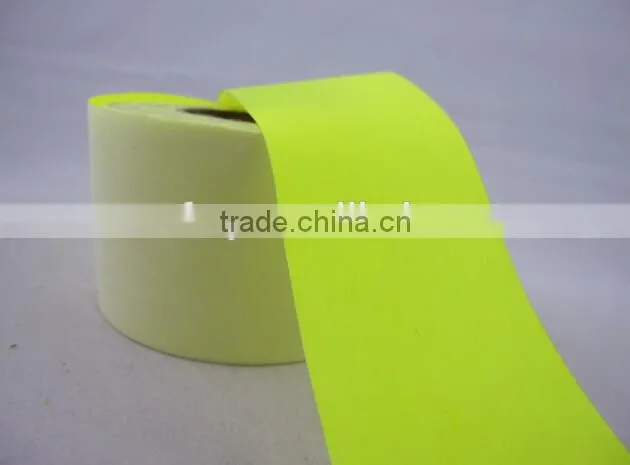 High visibility colorful fluorescent pink reflective tape for clothing/shoes/bagss/gloves