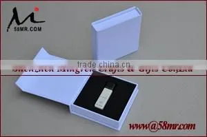 Linen USB Case Gift Box with Photo Frame