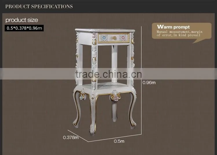 Royal furniture french style-antique hand carved furniture telephone stand