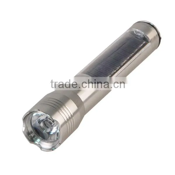 high power strong light USB charger solar power led torch