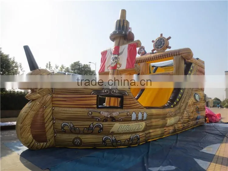 Lanqu high quality inflatable big water slide for sale