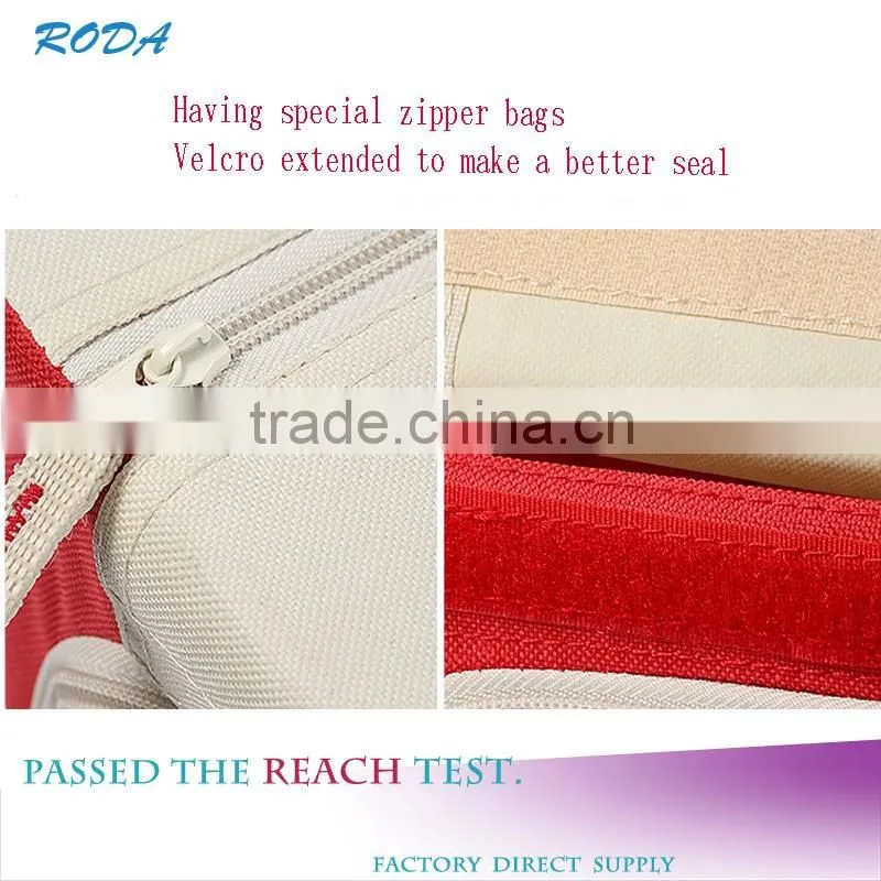 Foldable and waterproof book food underwear toy storage plastic box of christnas for kids