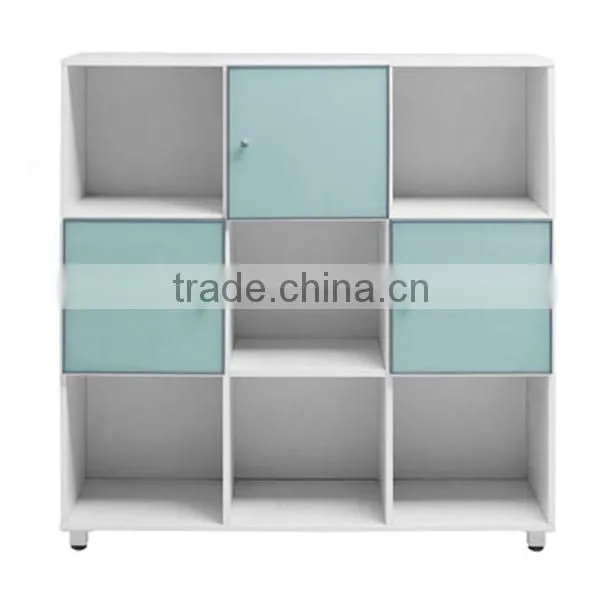 3 Doors Square File Cabinet Sale with Metal Base