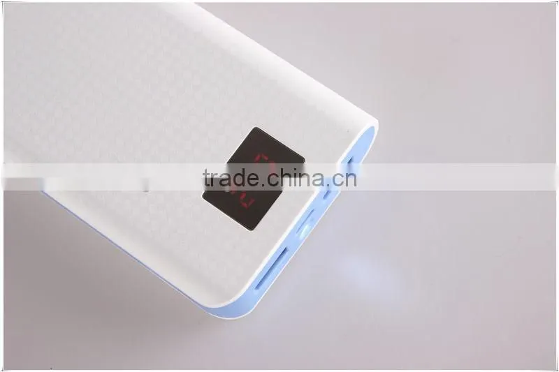 LED light 8400mah with flashlight unique power bank for camcorder