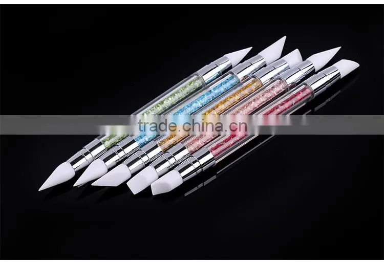 2016 profession 5PCS cheap and practical nail Soft Tips for Nail Art brush set