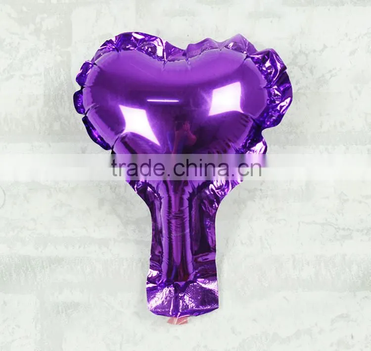 Wholesale Inflatable 5Inch Heart Shaped Foil Balloon For Wedding Decoration
